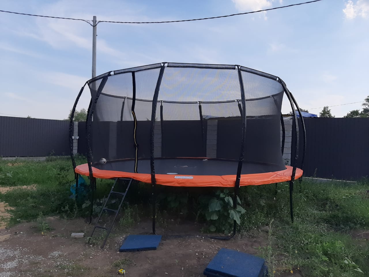 Сборка батута