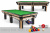 Китайский пул TAO-MI Model 1 (К5) 9 ft, сукно Green